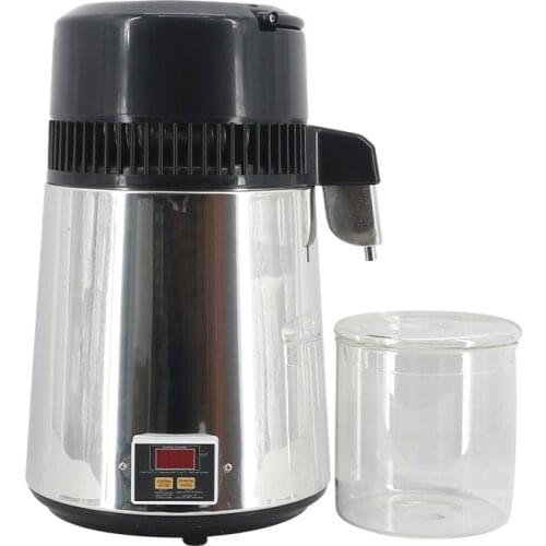 HOOLOO 4L/6L Household 220V Power Adjustable Pure Water Distiller Purifier Full-automation Intelligent Distillation Machine