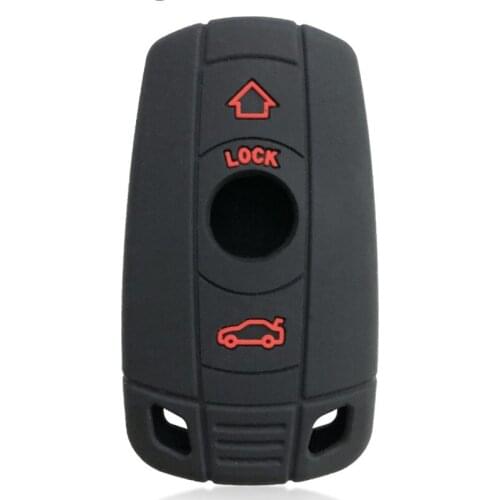 Fob Shell Cover Case Skin Holder Car Remote Key 7 Series Silicone 3 Button E60 E90 For BMW 3 5 6 Series X3 X5 E36 E39 E91 E92