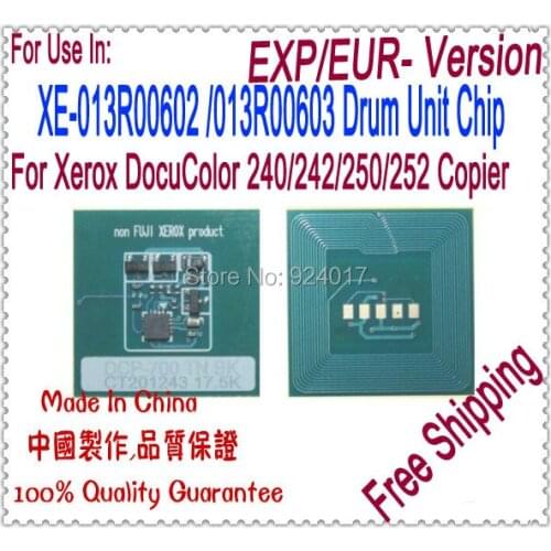 For Xerox DocuColor DC 240 242 250 252 260 7655 7665 7675 7755 7765 7775 Drum Chip,For Xerox 013R00602 013R00603 Drum Chip