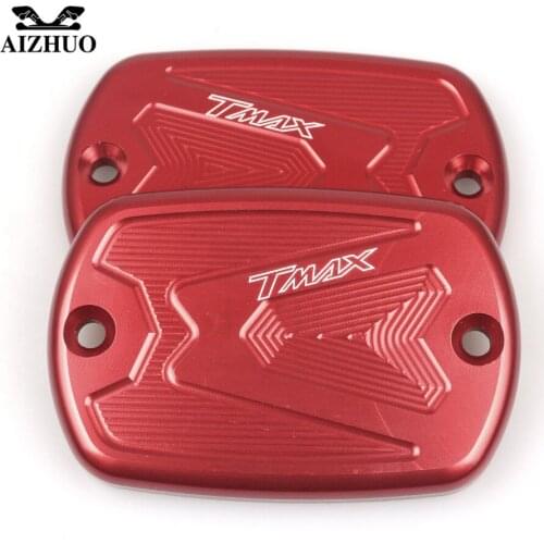 For Yamaha TMAX 500 530 T-MAX TMAX530 TMAX500 Motorcycle Cylinder Fluid Reservoir Cover Cap CNC Aluminum 2008-2015