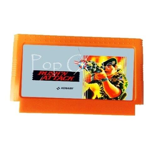 Rush'n Attack 60 Pins Game Cartridge for 8 Bit Game Console Drop Shipping
