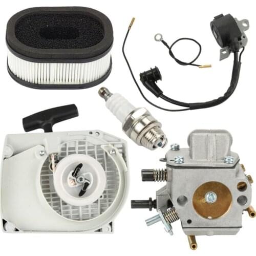 STIHL Chainsaw Rebuild Kit Carburetor Carb Air Filter Kit & Recoil Starter & Ignition Coil Module For Stihl 044 046 MS440 MS460