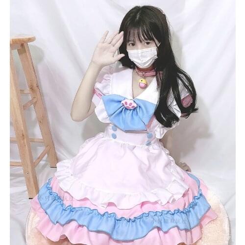 Costume Sweet Gothic Party Robe Renaissance Kawaii Lolita Style Dress Women Lace Maid Costume Dress costumes for women adult