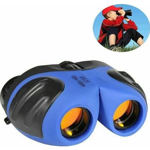 Mini Children Telescope Binoculars 8*21 Compact Kids Telescope Birthday Gift Toys For Children Scope Angle Zoom Cute Binoculars