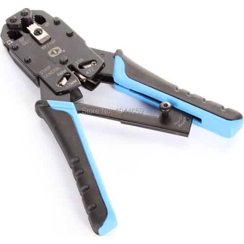 Multifunctional Network Crimping Tool RJ45 RJ11 RJ12 Wire Cable 8P/6P Crimper Crimp Cutting Stripper PC Network Hand Tool Pliers