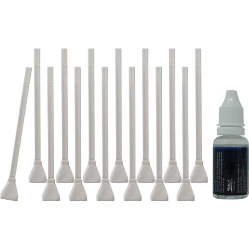 UES Camera Sensor Clean Kit Dustfree Sensor Swab × 14 PCS with Cleaning Solution for APS-C Digital SLR CCD CMOS