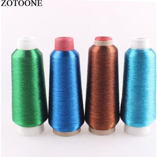 ZOTOONE 3500M/Roll DMC Embroidery Machine Thread Conductive Fabric For Sewing Thread Quilting-supplies Shoe Repair Accessories D