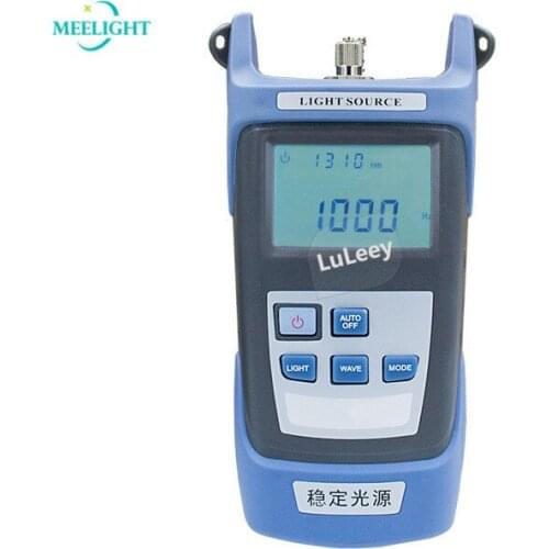 Fiber Optic Stabilized Light Source Dual Wavelength Hand Held Laser Light Source SC FC FTTH