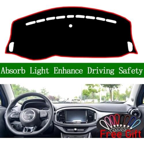 For MG3 3SW 2017 Dashboard Cover Sun Shade Non-slip Dash Mat Pad Carpet Car Stickers Interior Accessories