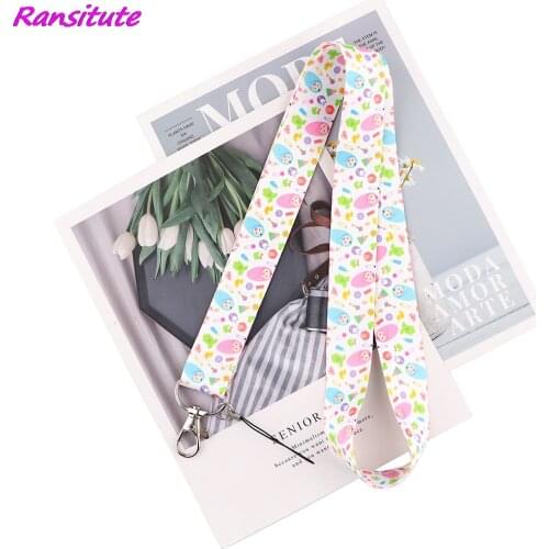 Ransitute R2050 Infant Baby Creative Lanyard Badge ID Lanyards Mobile Phone Rope Key Lanyard Neck Straps Accessories
