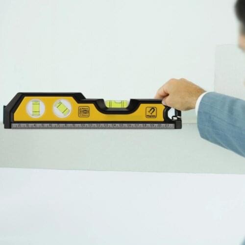 Spirit Level High Precision Magnetic High Bearing Ruler Lever Bubble Horizontal Ruler Spirit Level Gauge for Interior Decoration