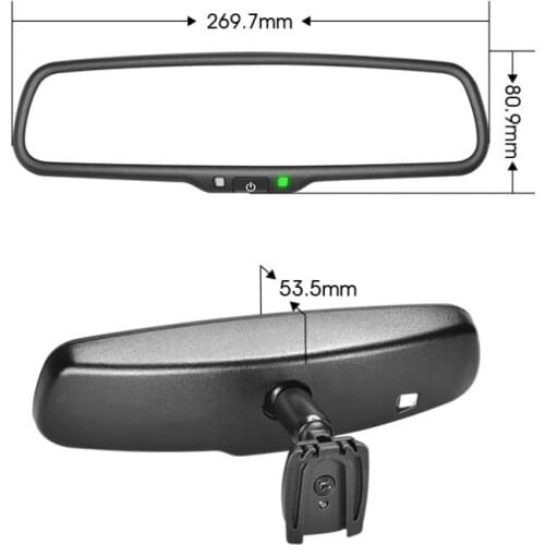 OEM Standard Car Compass Automatically Back Up Camera Display Designed For Van