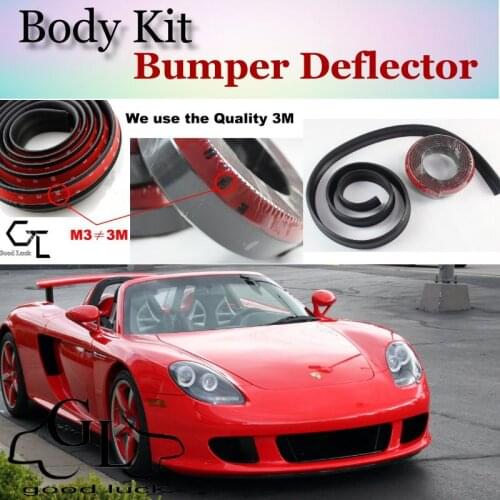 For Porsche 911 Turbo / Carrera GT GT1 GT2 GT3 Bumper Lip Lips / Top Gear Shop Spoiler For Car Tuning / TOPGEAR Body Kit + Strip