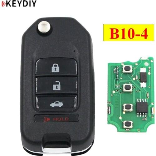 KEYDIY B series B10-3+1 B10-4 3+1 button universal KD remote control for KD200 KD900 KD900+ URG200 KD-X2 mini KD for Honda style