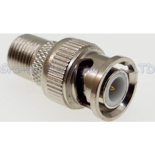 10pcs BNC male to F female Adapter Connector TV to BNC Video Converter