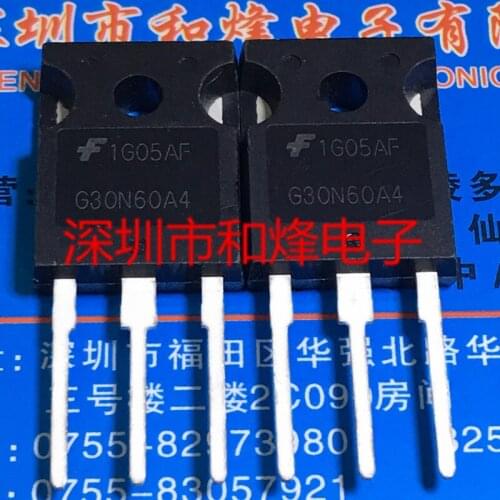 2pcs G30N60A4 HGTG30N60A4 TO-247