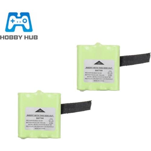 2pcs 4.8V 700mAh NI-MH Rechargeable 2 Way Radio Battery for Midland BATT6R BATT-6R