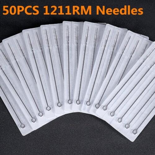 Sterilize Tattoo Needles 50PCS 11RM Round Magnum Tattoo Needles 316L Stainless Steel Professional Tattoo Machine Needles