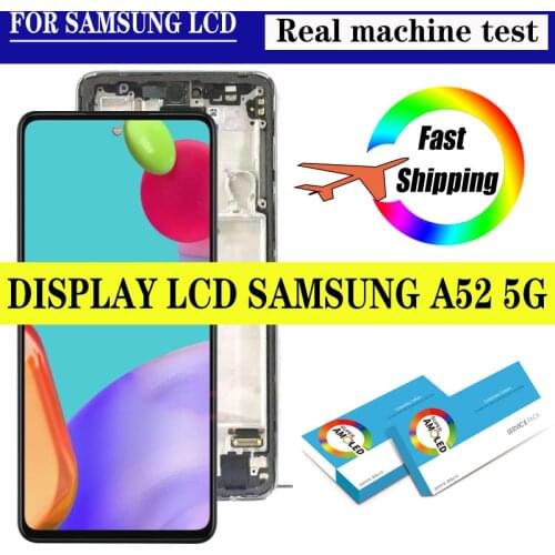 6.5''100% Original AMOLED Display for Samsung Galaxy A52 5G A526 A526F A526F/DS LCD Touch Screen Digitizer Repair Parts