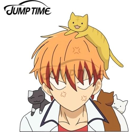 JumpTime 13 x 10.5cm For Kyo Sohma Surfboard Car Stickers Scratch-proof Custom Printing Bumper Waterproof Decal for Vehicle