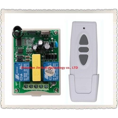 AC 220V Wireless Remote Control Switch 1 * receiver + 1* transmitter Tubular motor forward and reverse