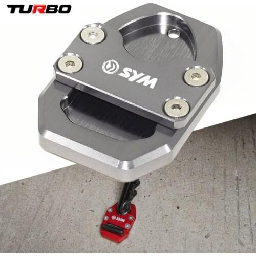 For SYM CRUISYM 300 GTS300i GTS 300 300i JOYMAX Z300 Motorcycle CNC Kickstand Foot Side Stand Extension Support Plate Enlarge