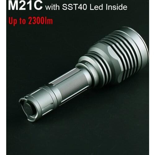 Flashlight Convoy M21C with Luminus SST40 Led Linterna Powerufl 21700 Portable Lighting Torch Camping Lamp EDC Latarka Lantern