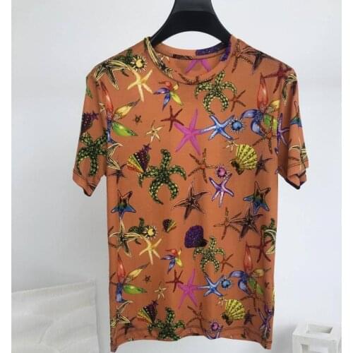 Hot Fashion Men/Womens printing casual T-shirts High qualitys Mens Summer Short Sleeves Tee Tops C852