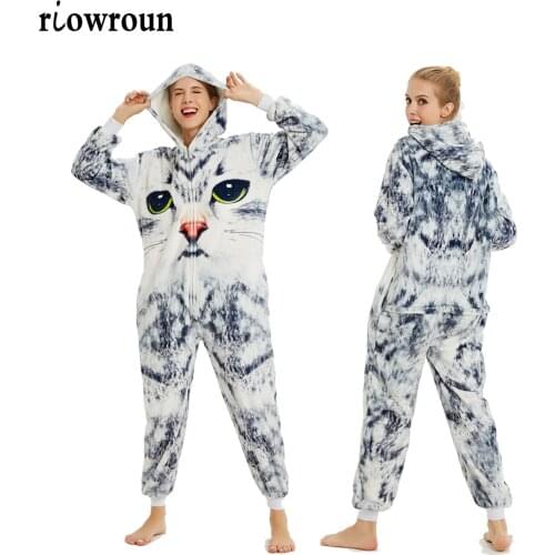 Kigurumi Animal Onesie Adult Men Women Unicorn Sleepwear Pajama Soft Fancy Anime Unicornio Pijima Overall Nightwear Onepiece