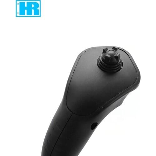 Joystick handle control grip for construction machinery with joystick button