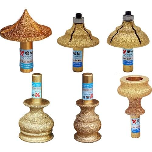 MX Brazing Diamond Bottom Dao Pebbles Grinding Ceramic Quartz Stone Milling Cutter Carving Machine Gong Dao