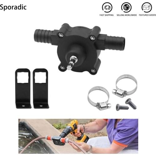 Portable Electric Drill Pump Sinks Aquariums Pool Self Priming Transfer Pumps Oil Fluid Water Liquid Home Garden Outdoor tool