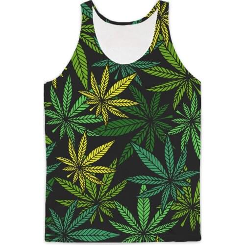 REAL American SIZE 420 Just Blaze Sublimation Print Tank top - plus size