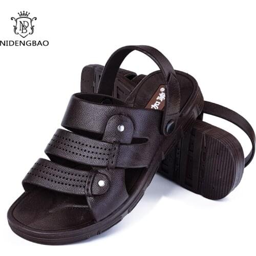 Summer Mens Sandals Clogs Comfortable Casual Shoes for Men Cool Roman Beach Sandals Outdoor Slippers Shoes Zapatos De Hombre
