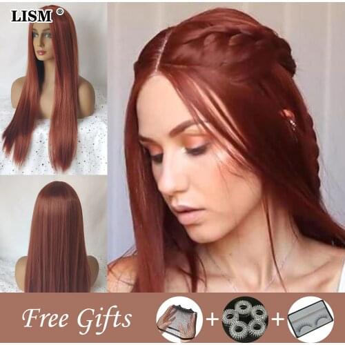 Ladies Blonde Synthetic Long Wavy Wig Grey Braided Wigs Cosplay Party Medium Length Perruque Synthetique Femme Peluca Fantasia