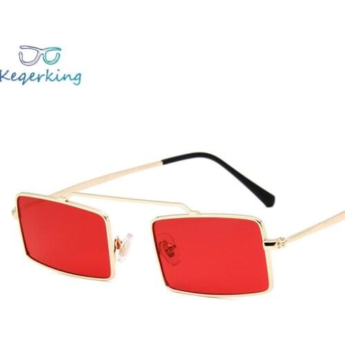 Retro Sunglasses Colorful Ocean Personality Small Frame Sunglasses Brand Designer Sun glasses Eyewear Mirror oculos de sol ZA01