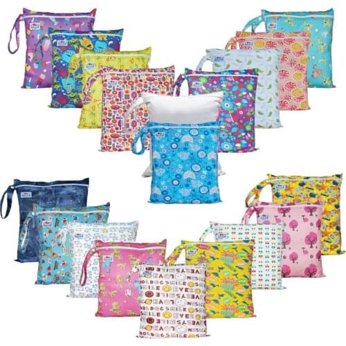 Baby Cloth Diaper Bag Waterproof Travel Maternity Multi-function Small Wet Bags for Mommy Storage Stroller Accessories 29*30cm