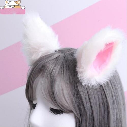 Anime Cat Ears Hairpin Halloween Party COSPLAY Anime Dance Fox Ear Hair Clip Party Accessories Headwear Acessories Horns Cosplay
