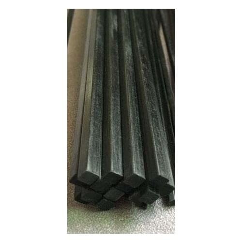 1.5mm*1.5mm*1000mm light weight carbon fiber square rod