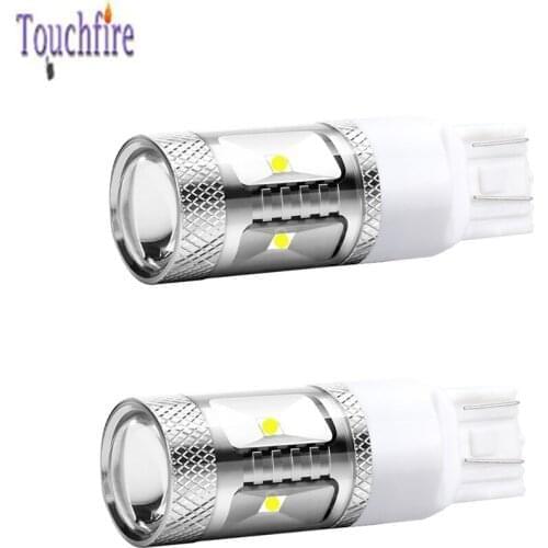 10Pcs 1156 P21W 7443 WY21W 3030-6smd LED Chip Canbus External Car Bulb Auto Replace Light White 12V Reverse light wholesale