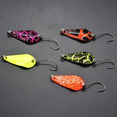 3g/31mm Anti-Corrosion Professional Fishing Lure Hard Bait Bionic Metal Spinner Freshwater High Quality Metal Fishing Bait