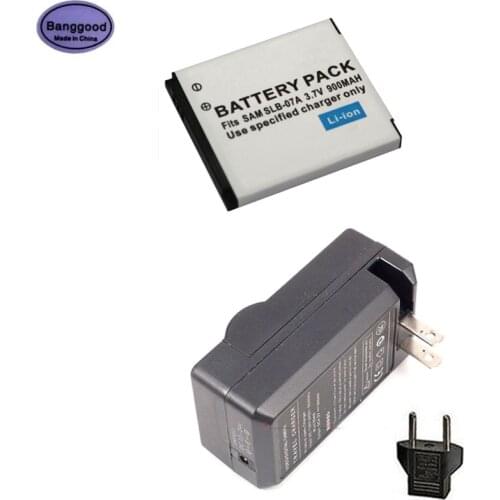 Banggood 3.7V 900mAh SLB-07A SLB07A SLB 07A Digital Camera Battery For Samsung ST45 ST50 ST500 ST550 ST600 PL150