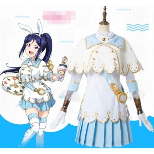 Anime Cosplay Costume lovelive! Amazing World Kanan Matsuura Handmaids Dress Z