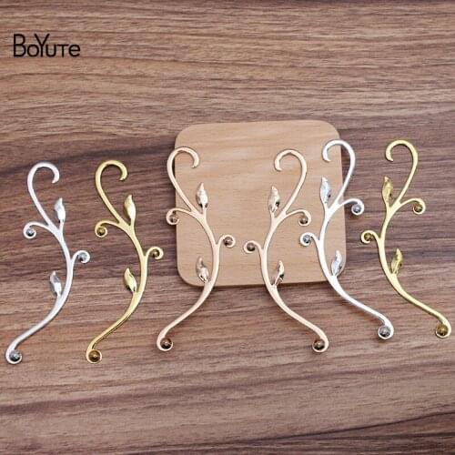 BoYuTe New Arrive (5 Pairs/Bag) 125MM Metal Brass Vine Materials Diy Handmade Jewelry Making Accessories