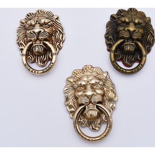 Bronze lion finger ring bracket alloy bracket mobile phone accessories popular ancient style bracket