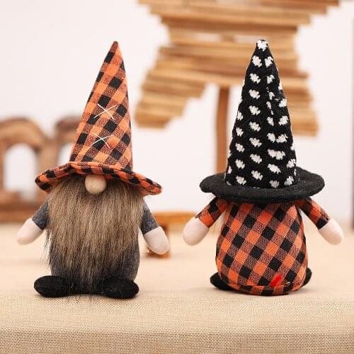 Home Decor Gnomes Plush Doll Handmade Decoration Cute Dwarf Elf Doll Creative Faceless Plush Doll Home Desktop Ornaments