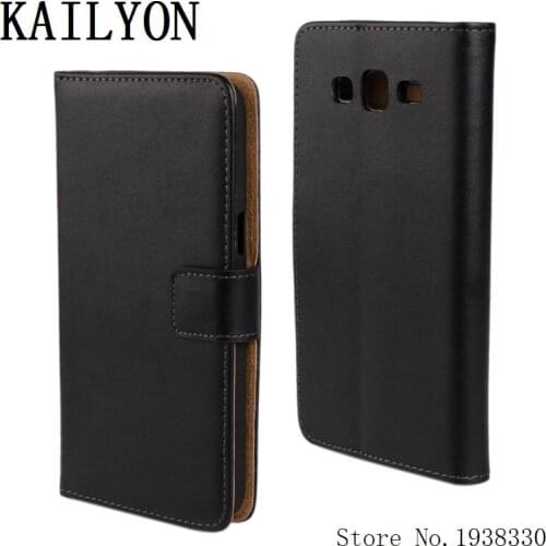 KAILYON Luxury Genuine Leather Case Cover For Samsung Galaxy Grand 2 Duos G7102 G7106 G7108 G7109 Wallet Flip Bag With Stand Car