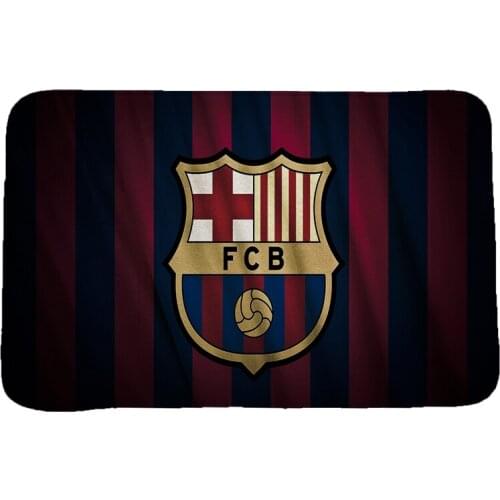 Football Logo Creative 3D Printing Carpets and Rugs for Bedroom Living Room Carpet Kitchen Bathroom Anti-Slip Floor Mats