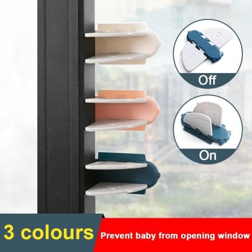 Sliding Window Door Closet Hook Hand Protect Adhesive Children Baby Safety Lock Back adhesive strong adhesion,Baby Safety Lock