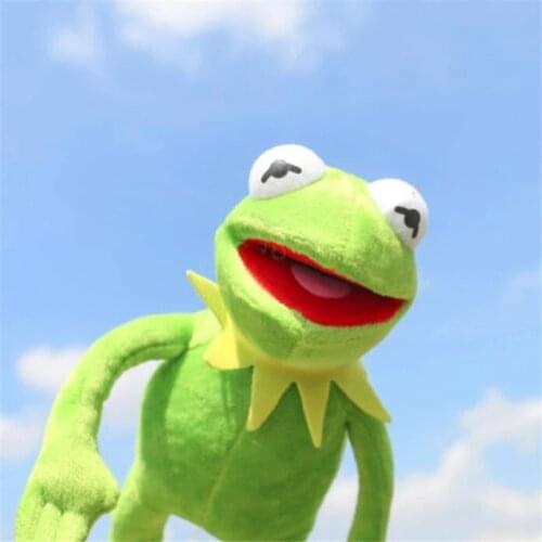 41cm Kermit Frog Sesame Street Frogs Doll The Muppet Show Plush Stuffed Toys Birthday Christmas Gifts For Kids